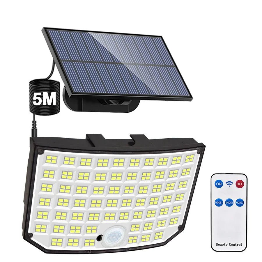 TriLux™ – Dreifach - Solarstrahler mit Bewegungsmelder - 136:40808150256LED;249:2000063051PCS - 256 LED