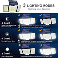 TriLux™ – Dreifach - Solarstrahler mit Bewegungsmelder - 136:40808150256LED;249:2000063051PCS - 256 LED